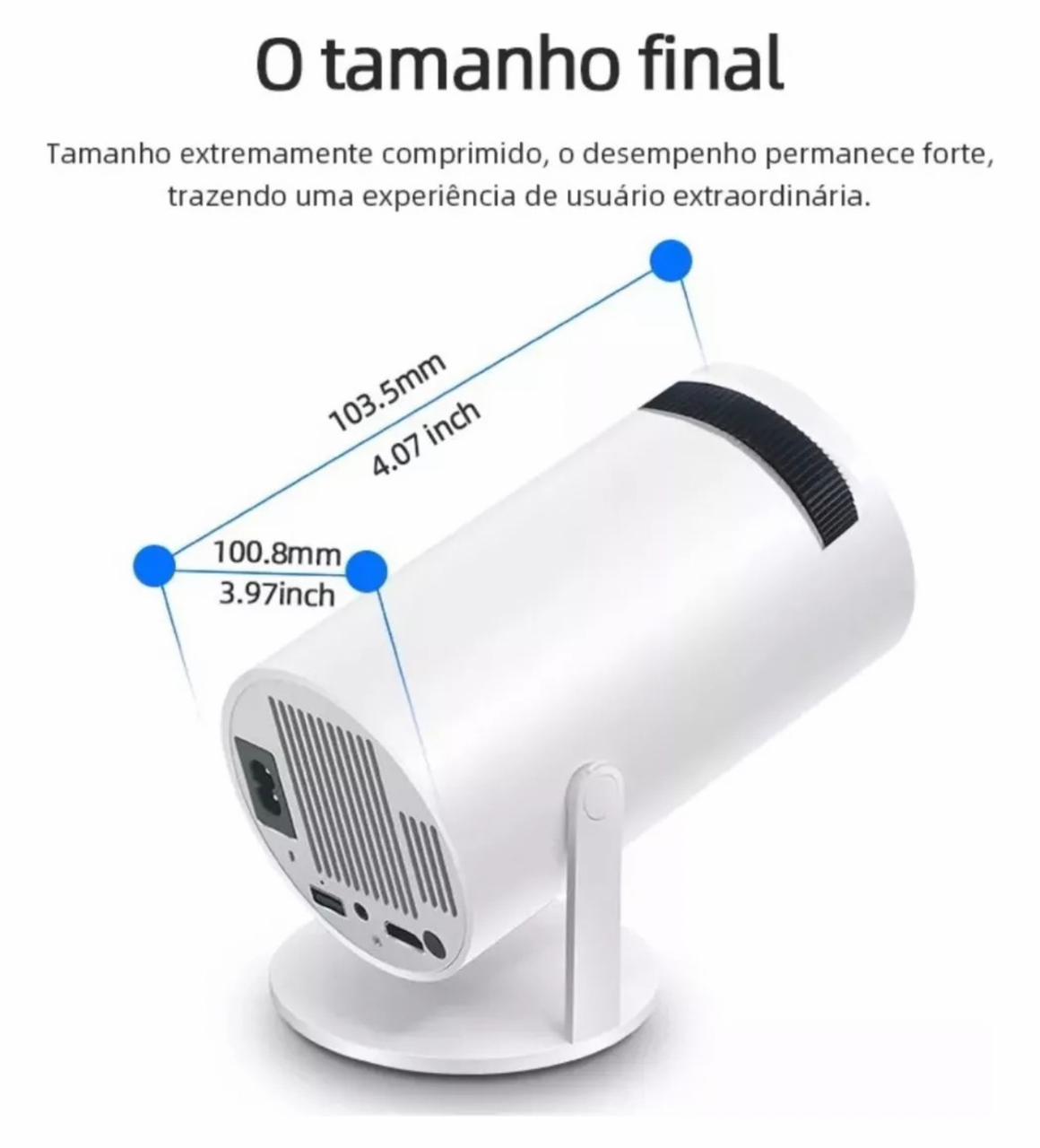 🎥 MINI PROYECTOR PORTÁTIL INTELIGENTE ANDROID FULL HD